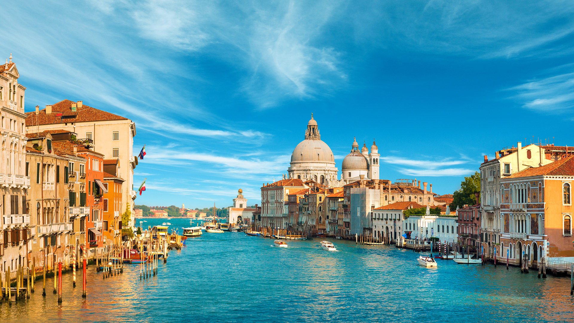 Gorgeous view of the Grand Canal, Venice, Italy